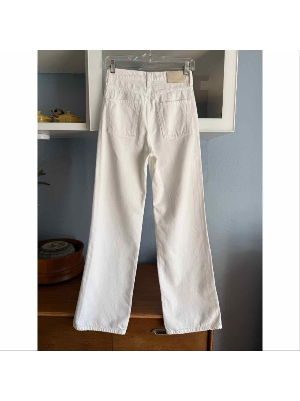 Citizens of Humanity Annina Straight Leg High Rise In Soft White Size 24 - Picture 6 of 10